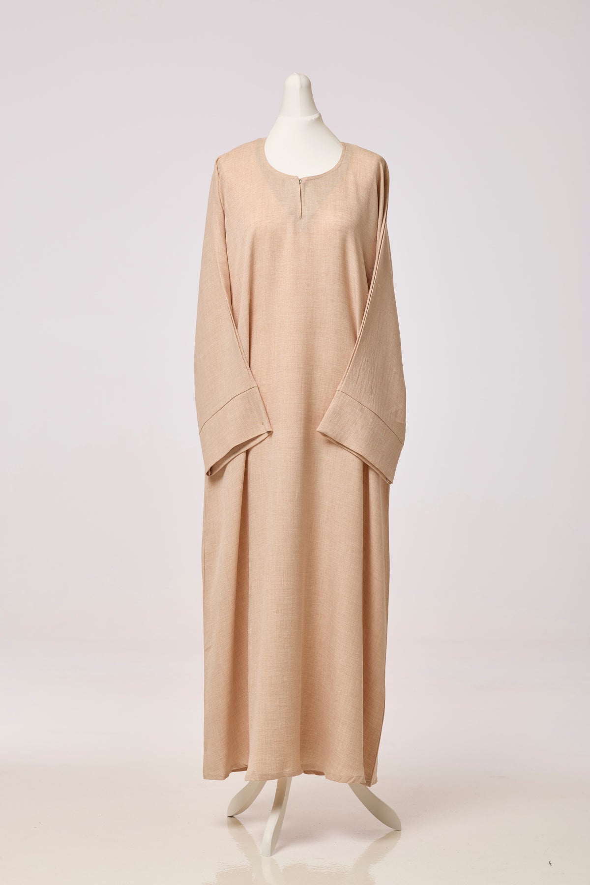 Soft Linen Flared Sleeve Abaya